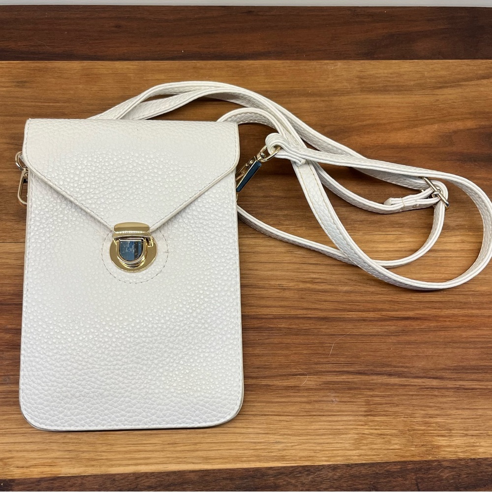 FOX"s Cellphone Crossbody in White
